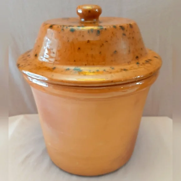 Rowe Pottery Works 陶器キャニスター Rowe Pottery Works 1987 Limited Production Blue Bird